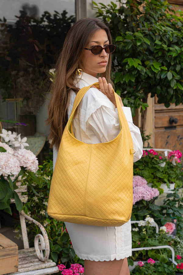 Bolso de Hombro Vicky - Amarillo
