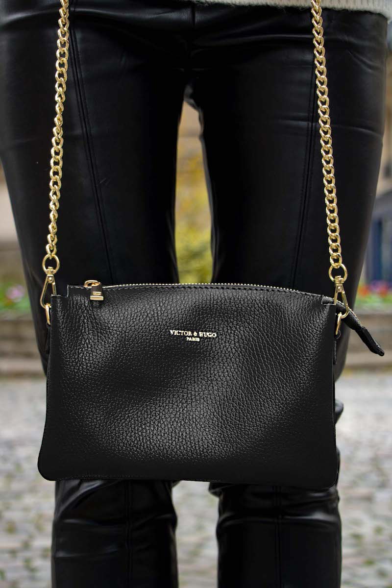 Perla Shoulder Bag - Black