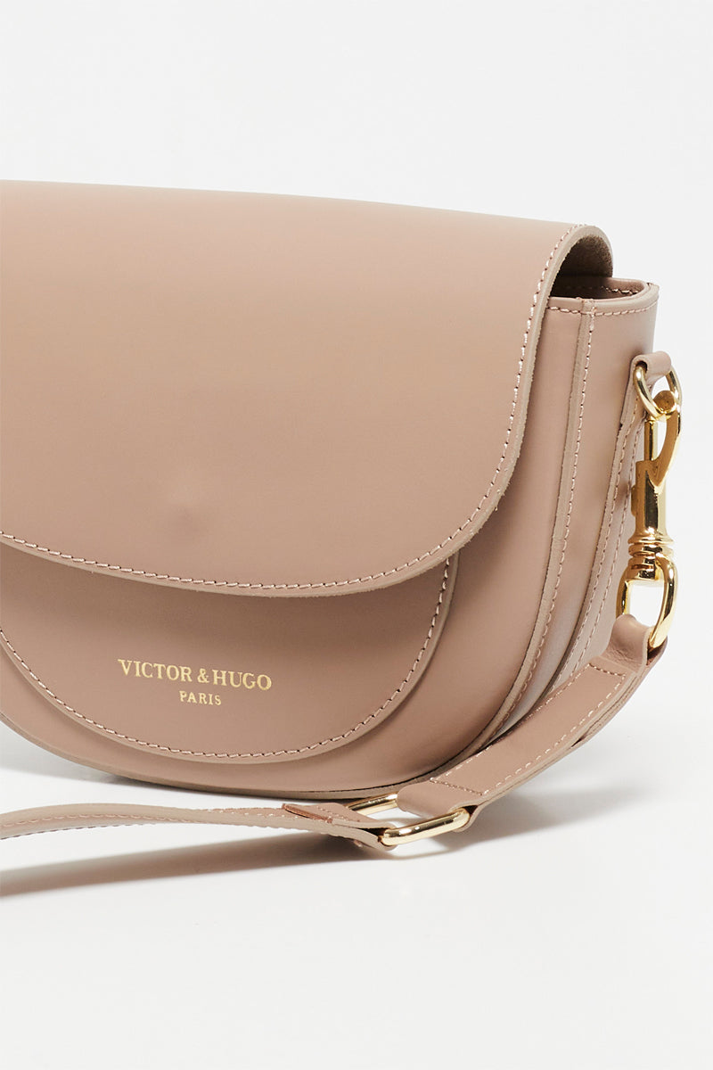 Aya Shoulder Bag - Taupe - Women's