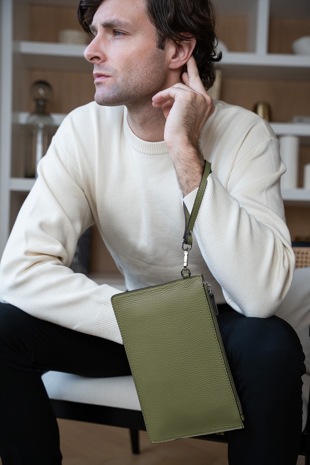 Bolsito Mini Leo - Verde Caqui - Unisex