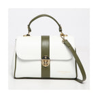 Sac A Bandouliere Giverny - Blanc/ Vert Bouteille