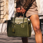Handbag - Bottle Green - Women