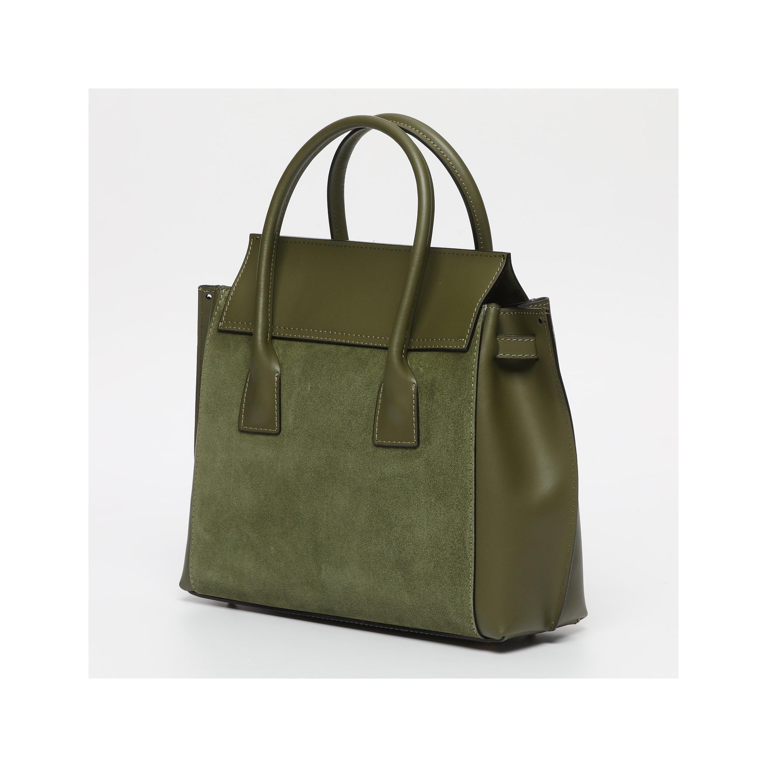 Handbag - Bottle Green - Women