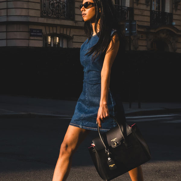 Bolso de mano Jane Bi - Negro