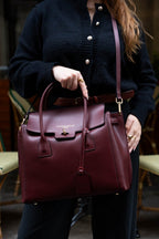 Sac A Main  Jane - Aubergine