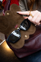 Porte Lunettes Moly - Bordeaux