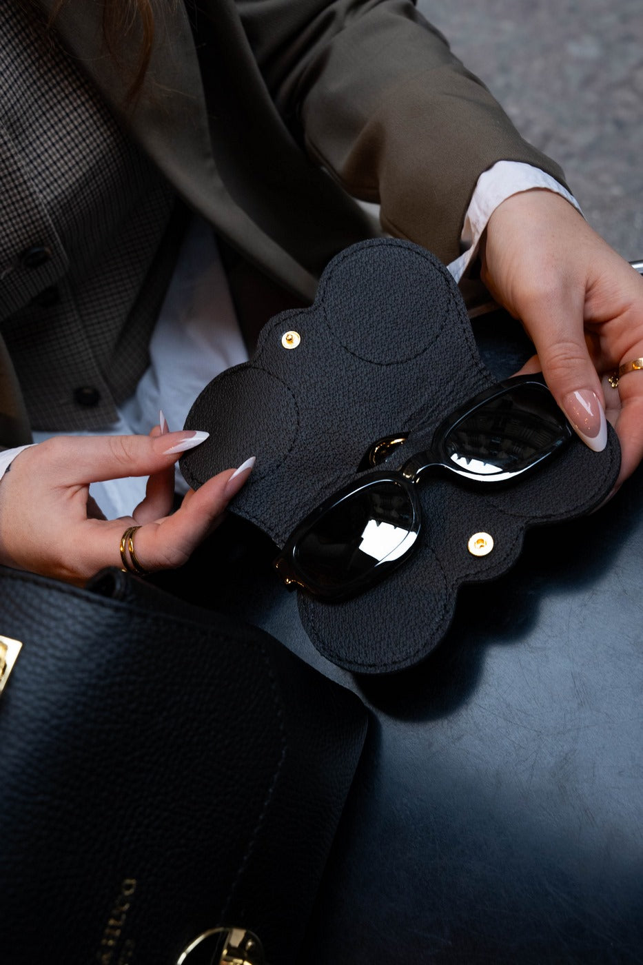 Porte Lunettes Moly - Noir