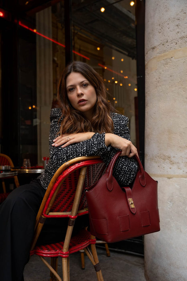Soho Handbag - Burgundy