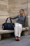 Bolsa Fin de Semana Arin - Azul Marino/ Negro - Unisex