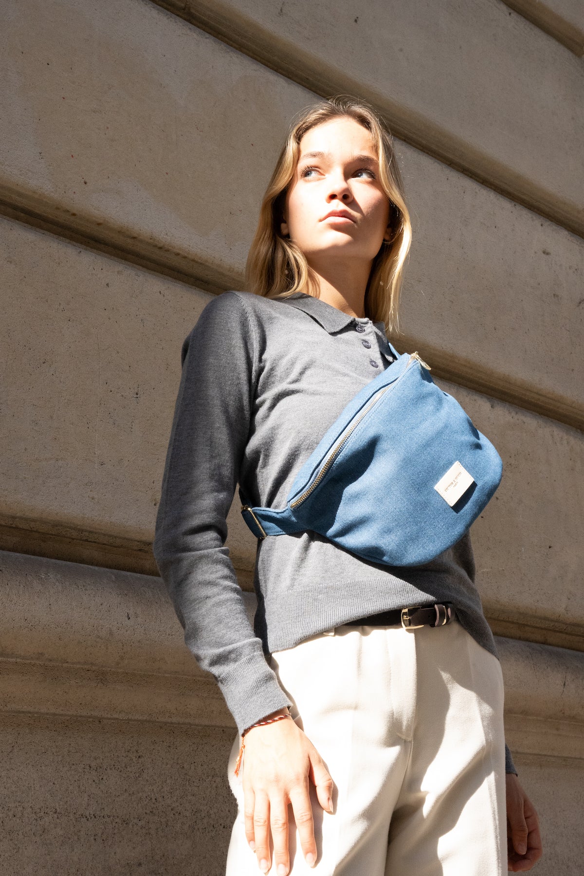 Sac Banane Cleo - Bleu Clair - Femme