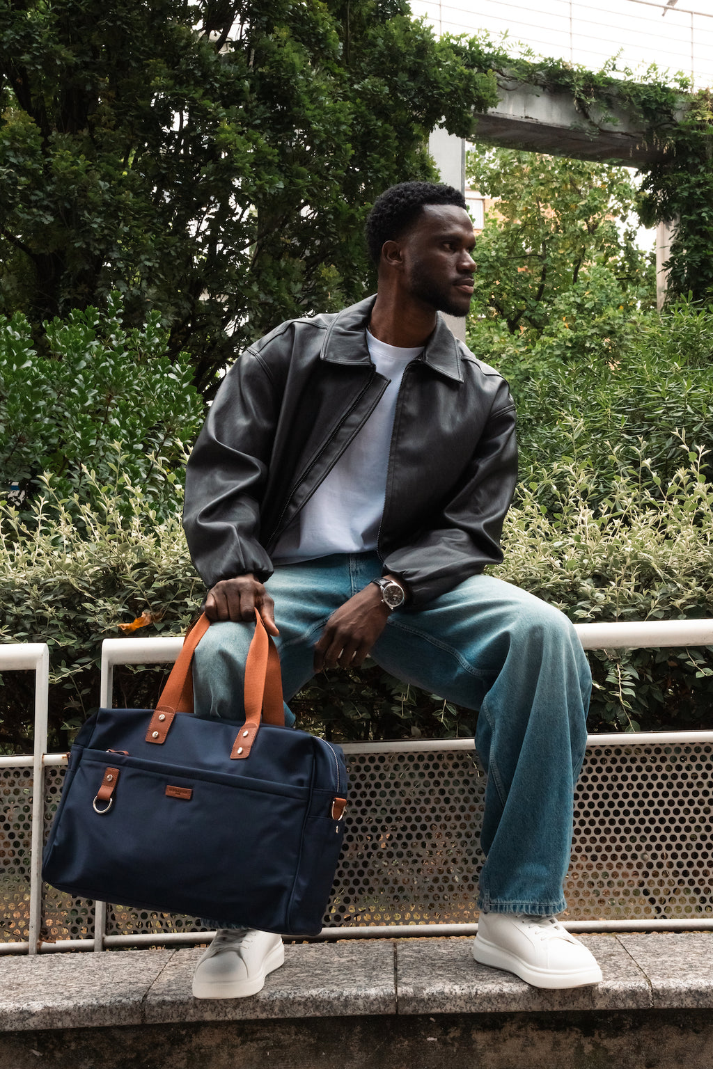 Bolsa De Fin De Semana Sky - Azul Marino - Unisex