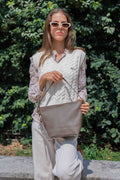 Bolso de hombro Aven - Topo