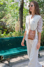 Sac À Bandoulière Clover - Camel