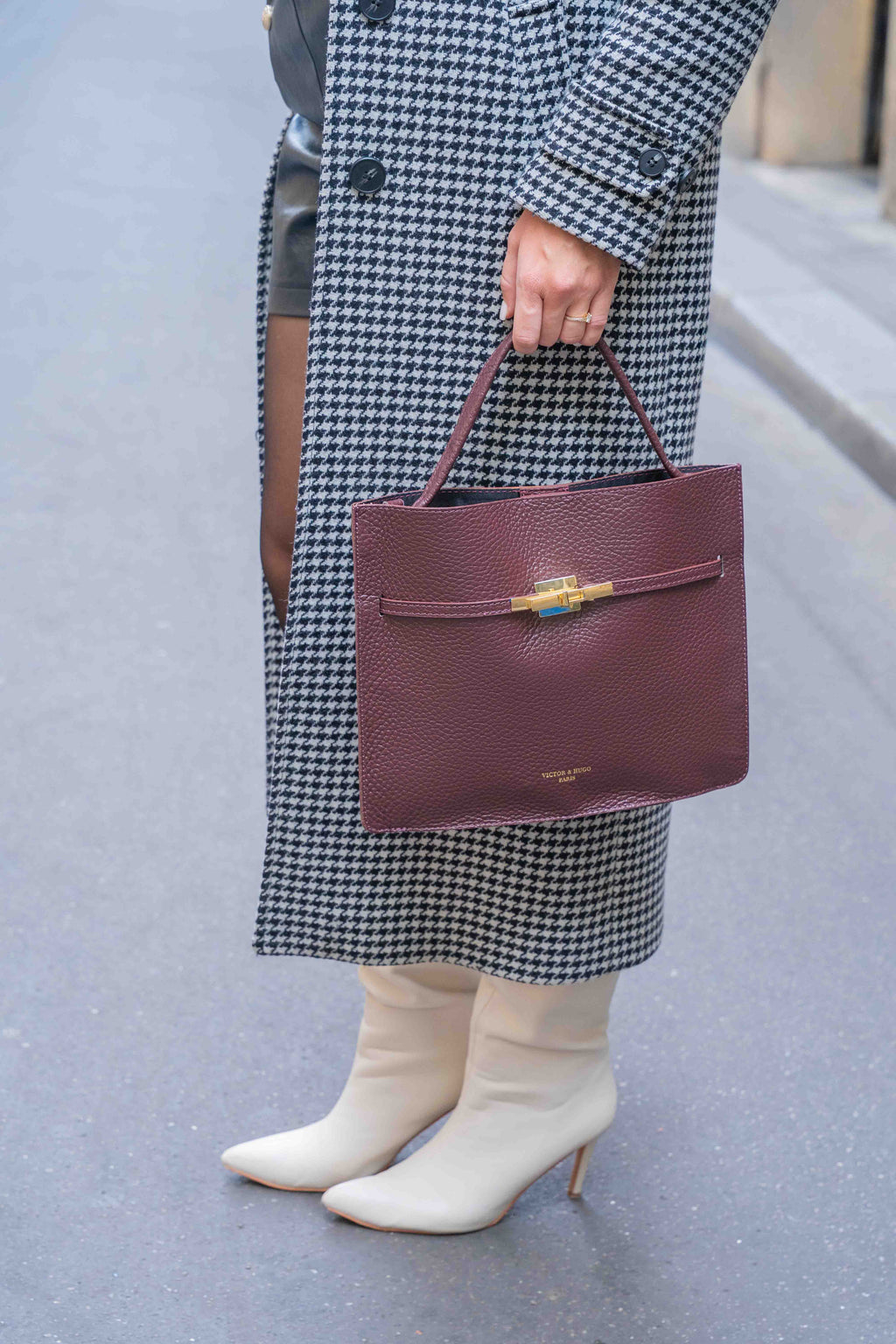 Bolso de mano Freda - Burdeos
