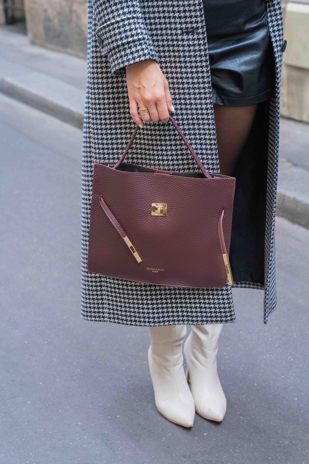 Bolso de mano Freda - Burdeos
