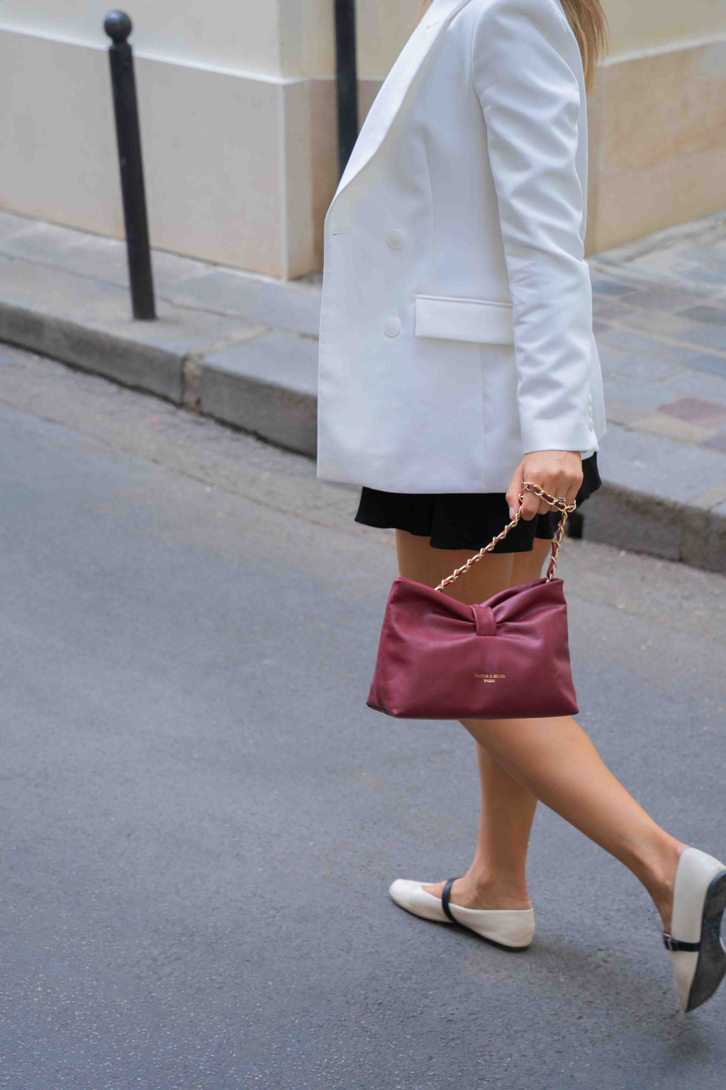 Bolso bandolera Oren - Burdeos