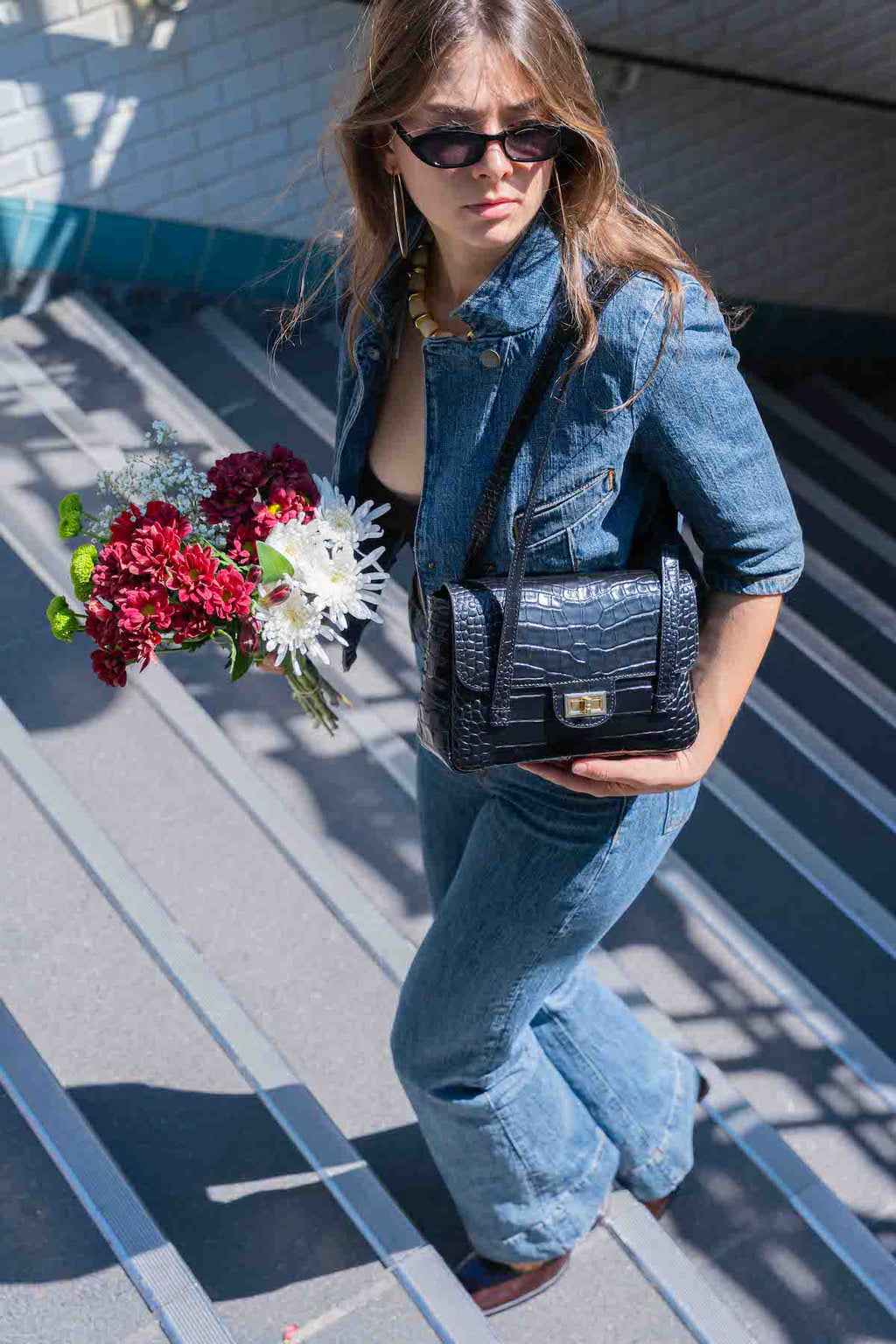 Scarlet Shoulder Bag - Black