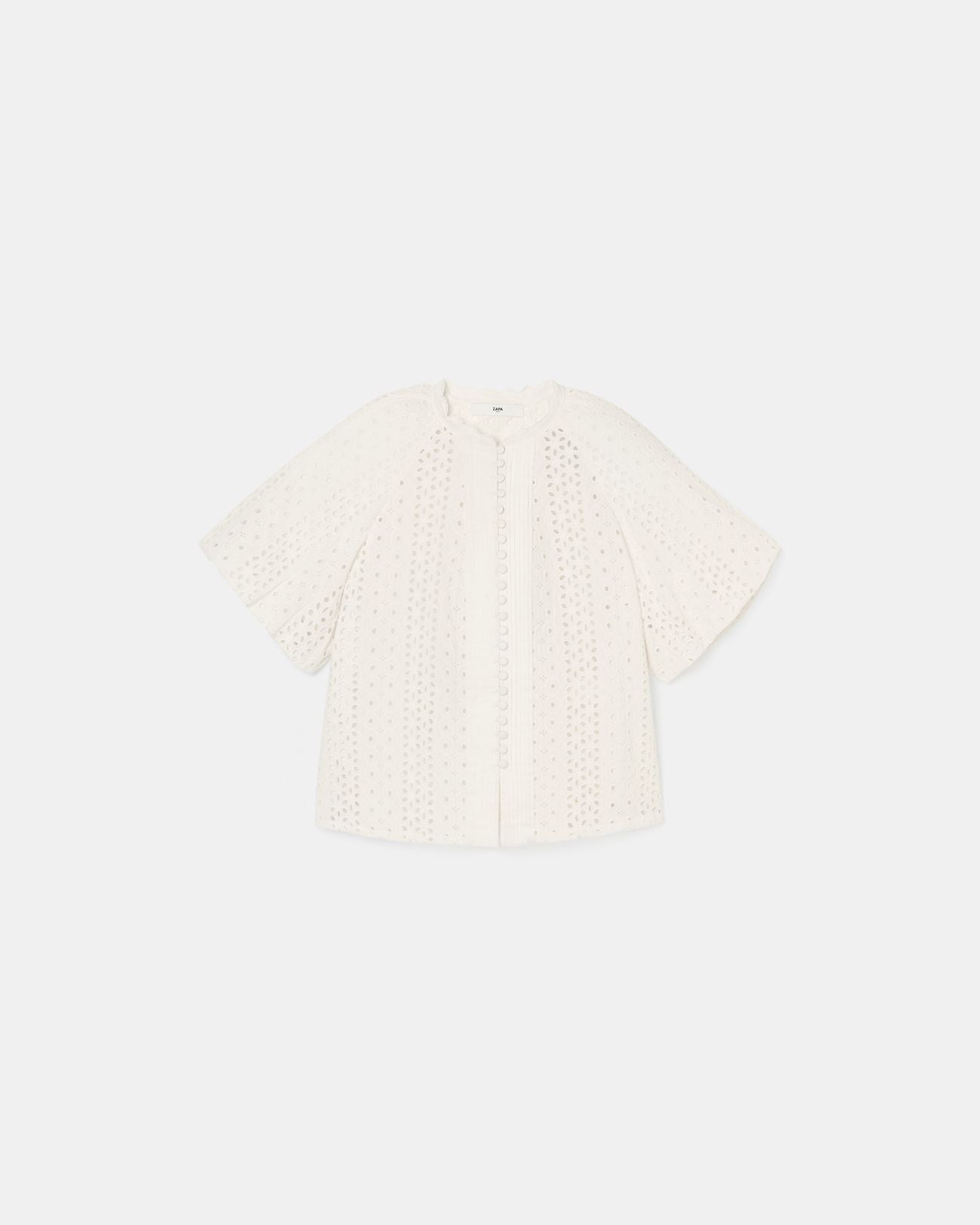 Chemisier en broderie anglaise écru_5