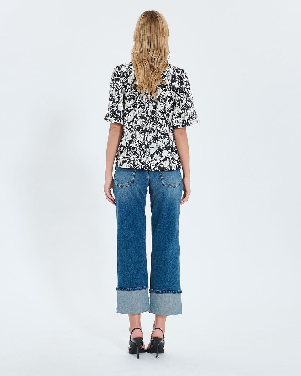 Flowy floral print top_3