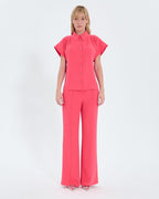 Camisa manga corta coral_4