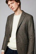 Victor Jacket - Brown Houndstooth
