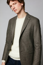 Victor Jacket - Brown Houndstooth