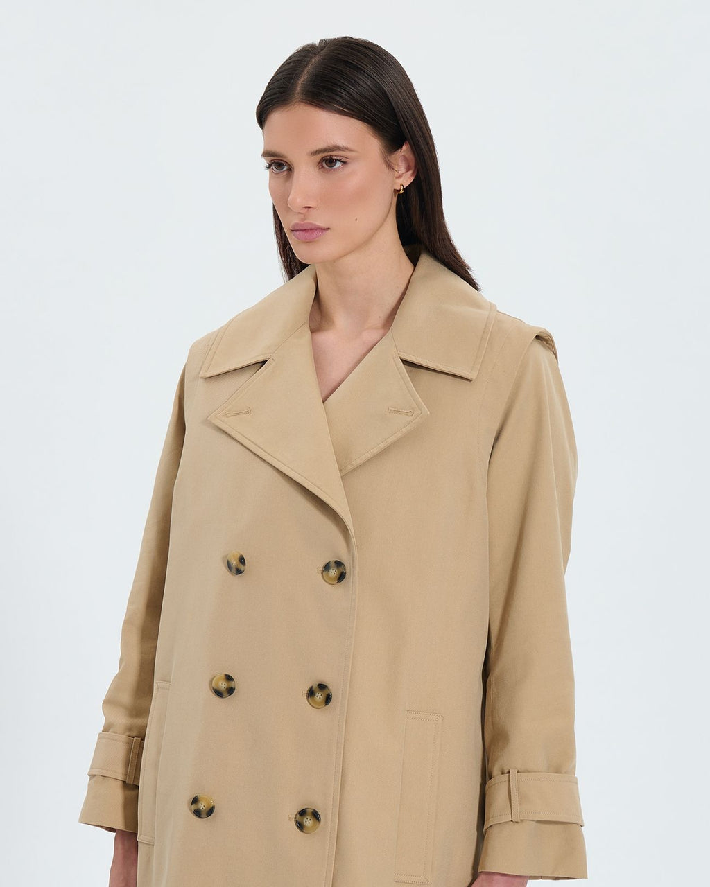 Beige modular trench coat _1