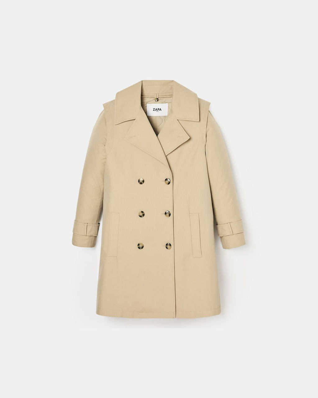 Beige modular trench coat_7