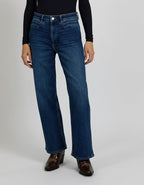 Jean Straight Violett - Dnm V-275 - Femme