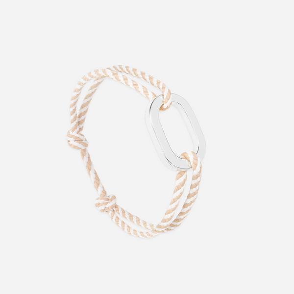 Bracelet Virer - Beige & Blanc