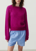 American Vintage - Long-Sleeve Boat Neck Jumper - Raisin - Women
