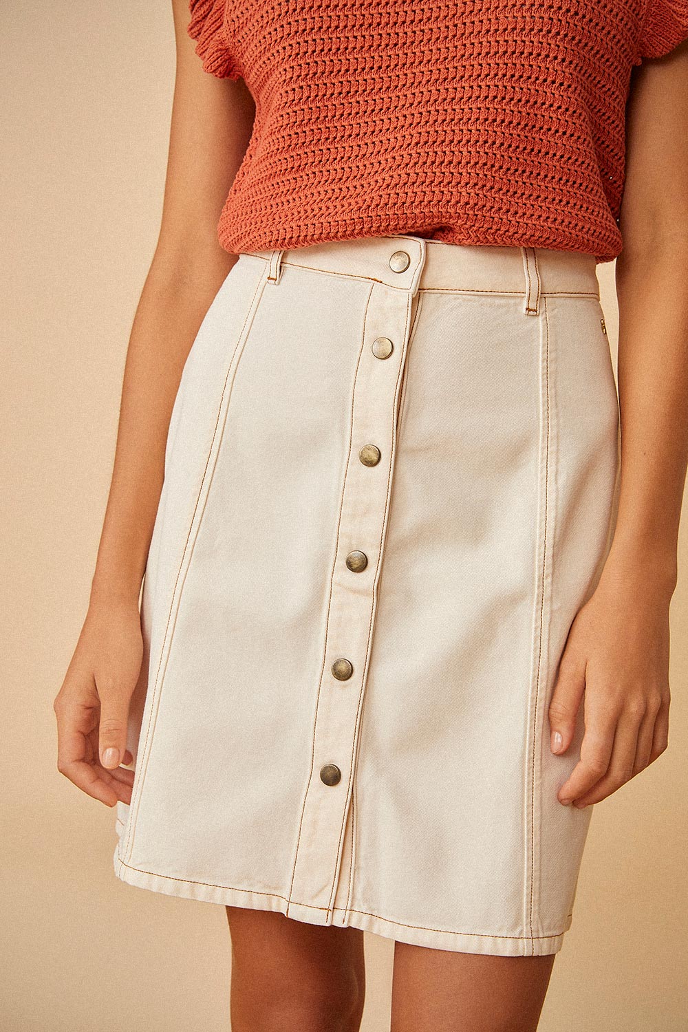 Vitoreta Skirt - Cream