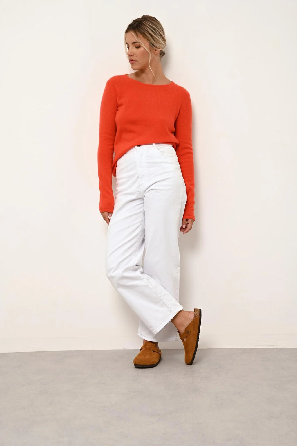 Jersey Cuello Redondo - Vivian - Naranja
