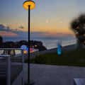 Vivia - Lampadaire Solaire - Acier - Noir