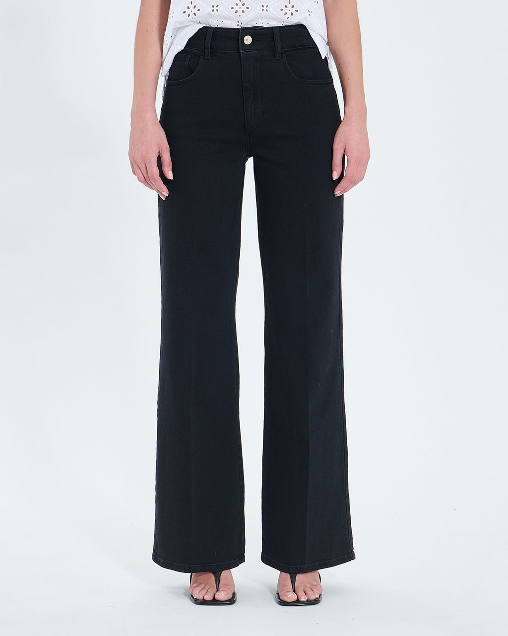 Palazzo jeans black stone_2