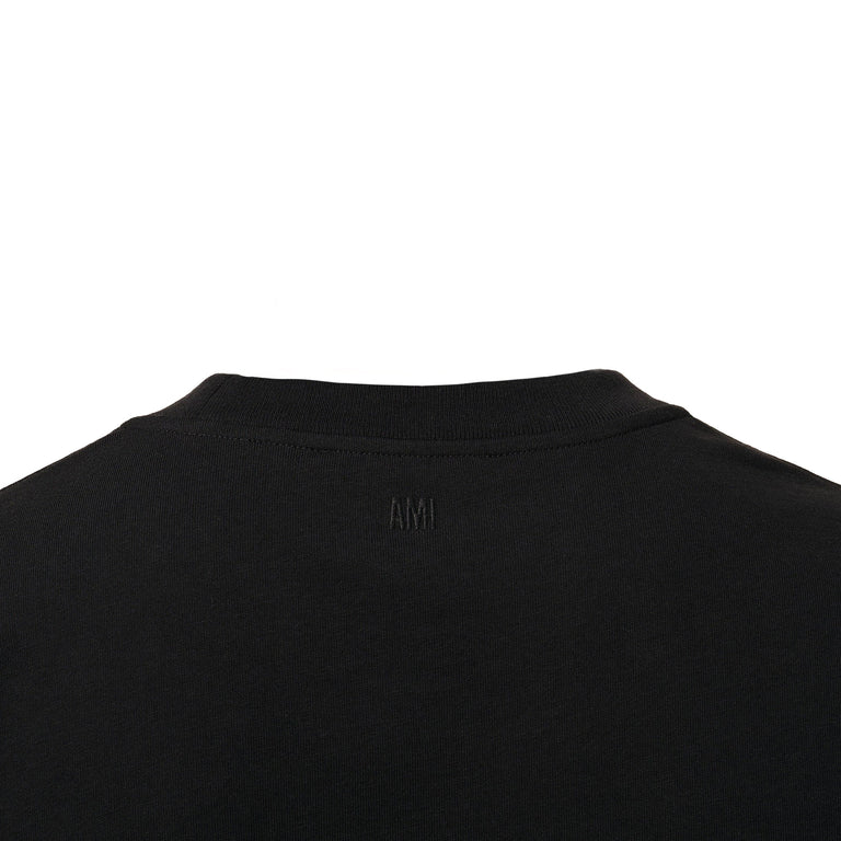 T-Shirt Patch Ami De Coeur – Ami Paris – Noir Beige
