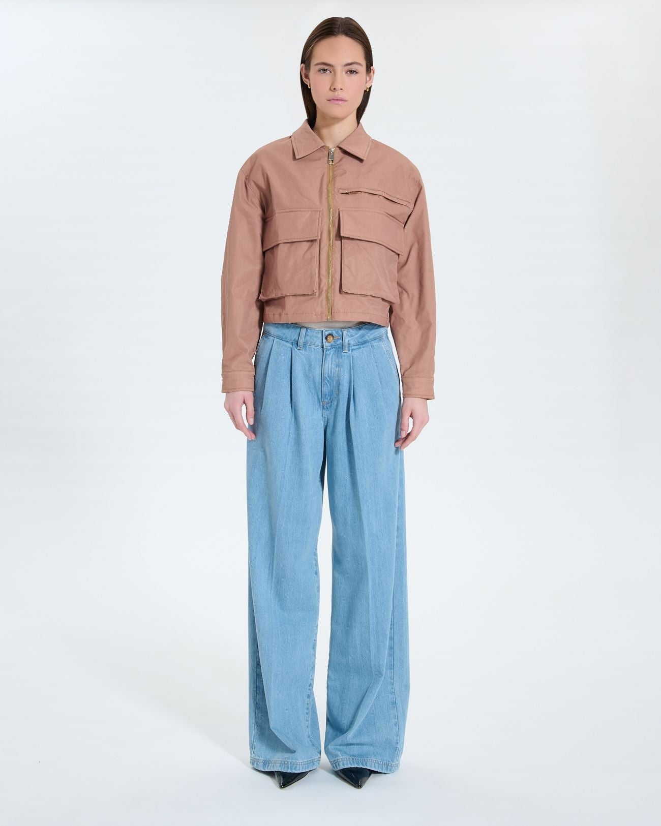 Manteau court camel_5