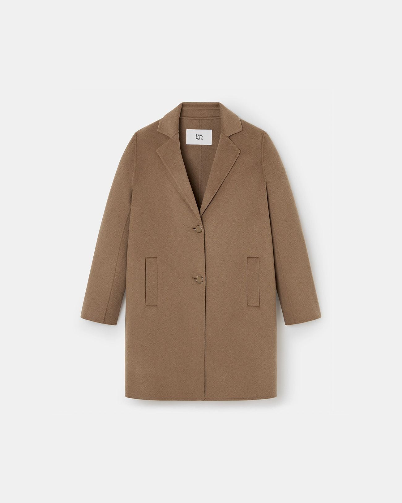 Mid-length camel coat_5