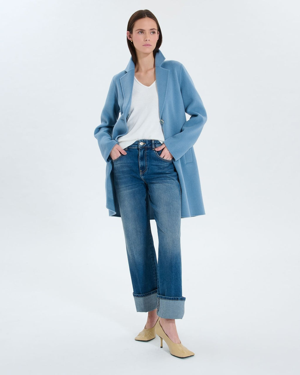 Manteau mi-long bleu_1