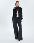 Black sleeveless coat_2
