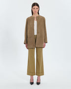 Mid-length khaki coat_1