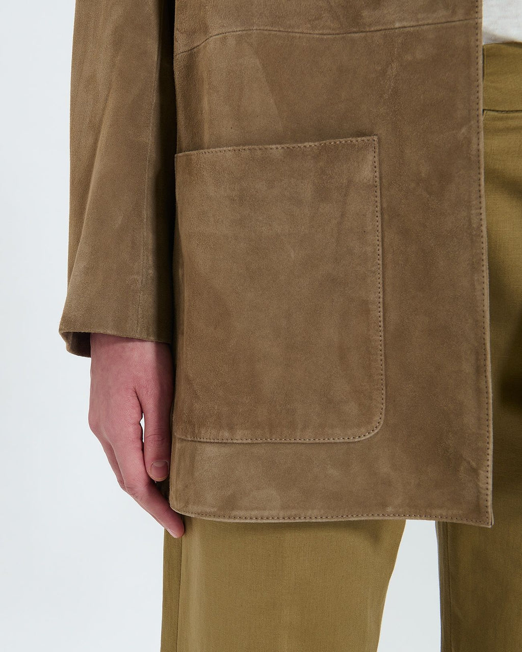 Mid-length khaki coat_3
