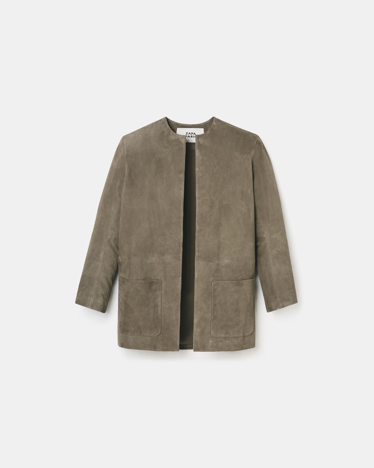 Mid-length khaki coat_5