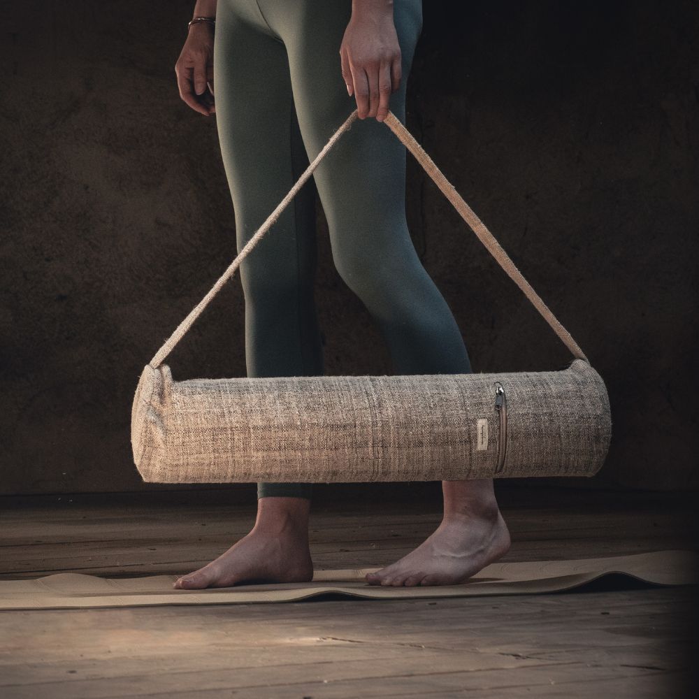 Bolsa de yoga de cáñamo