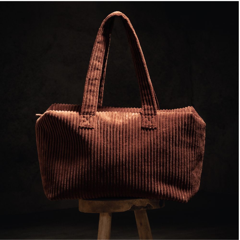 Sac Weekend Velours 46X30X20Cm