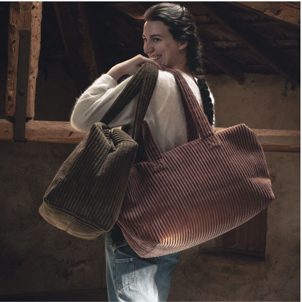 Sac Weekend Velours 46X30X20Cm