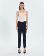 Slim-fit trousers in nocturnal crepe_4