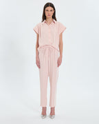 Wide-leg pants in nude crepe_1