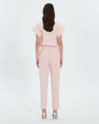 Wide-leg pants in nude crepe_3