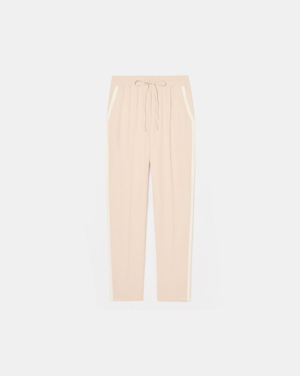 Wide-leg pants in nude crepe_4